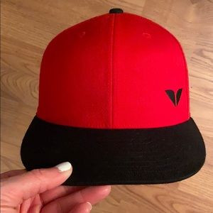 Red and black Snowbird baseball cap